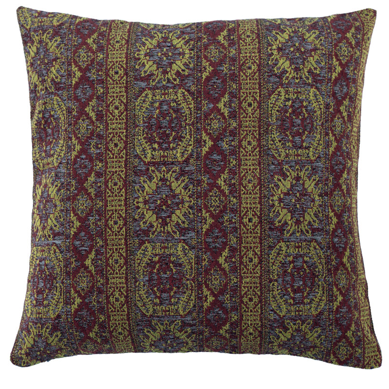 Holzer Geometric Square Cushion Cover, Purple