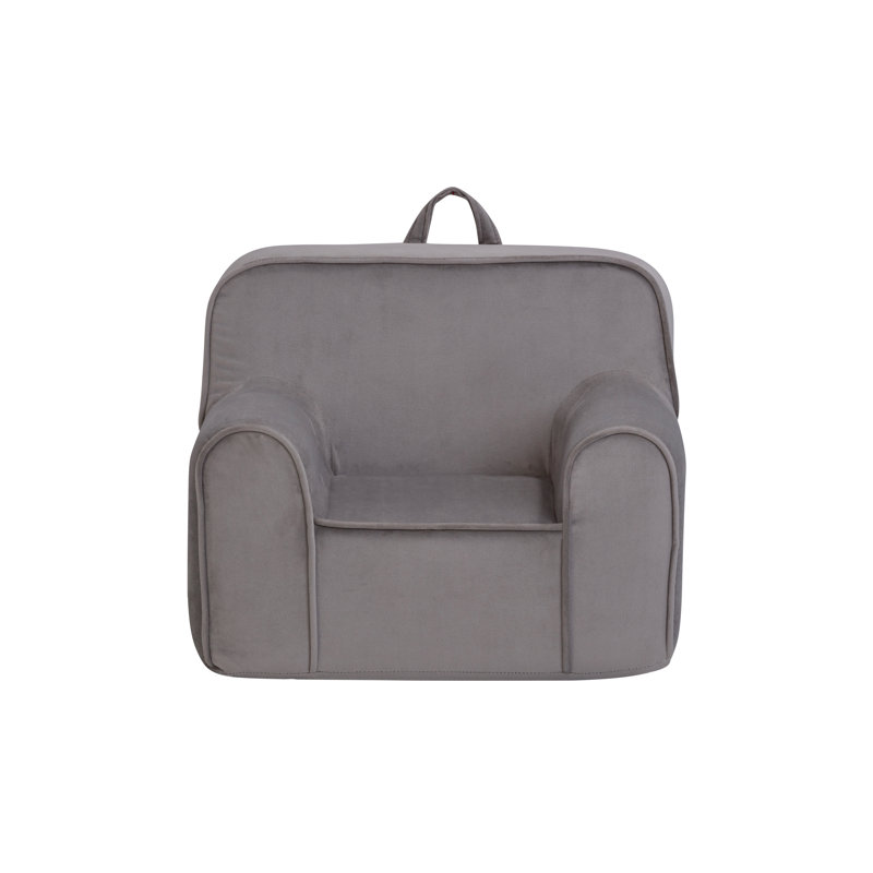 Kuddlez Kids Foam Chair Gray, Gray