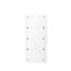 Rosette Flat Beveled Wall Mirror-134962634