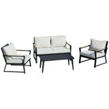 4 - Person Patio Conversation Sets with Cushions