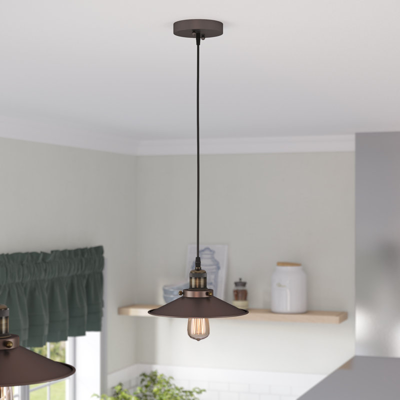 Luminaire suspendu conique à 1 lumière Hitchin