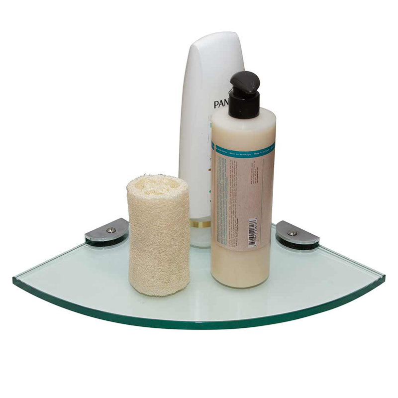 Tablette de douche en verre