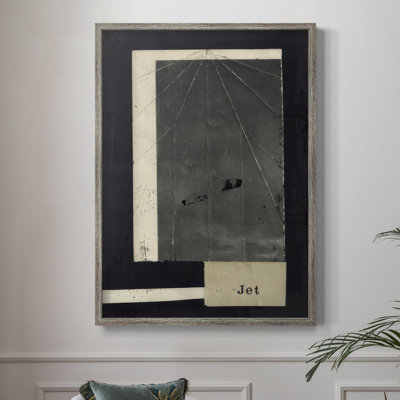 Jet I Framed Print - Solid Wood