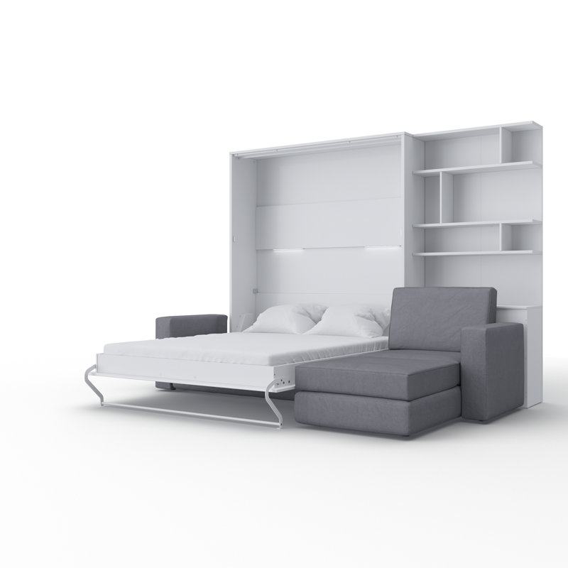 Ayvri Upholstered 160X200 Bed, White