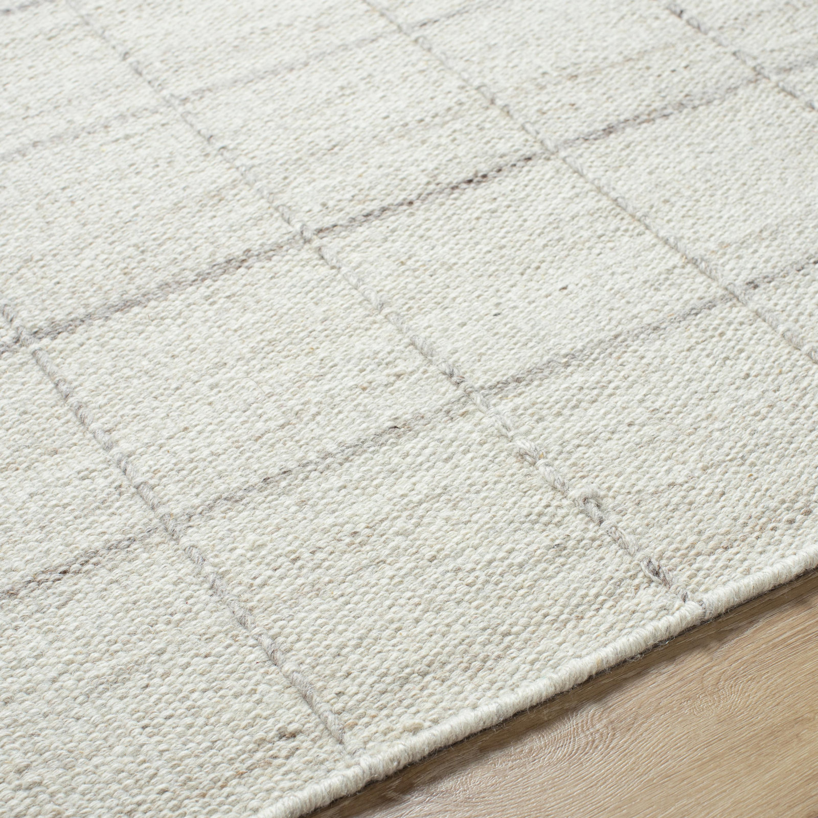 Lavande Hand-Woven Geometric Rug, Runner 2'6" x 8'