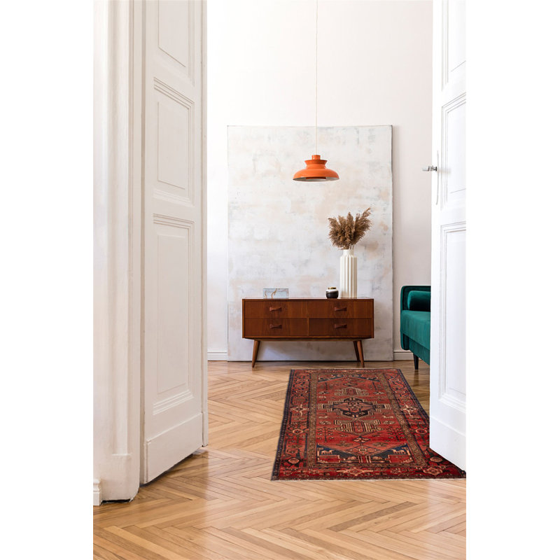Tapis rouge Konya Anatolian 4 pi 4 po x 10 pi 3 po