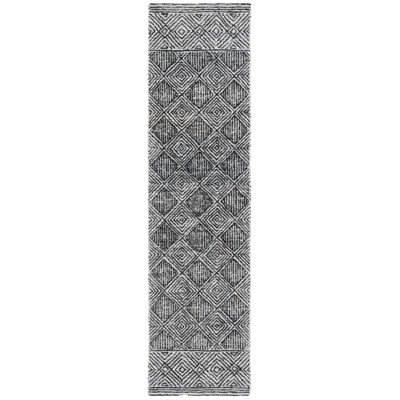 Kaitlee Hand Tufted Wool Pile Geometric Rug