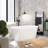 58.7'' x 29.5'' Soaking Acrylic Bathtub