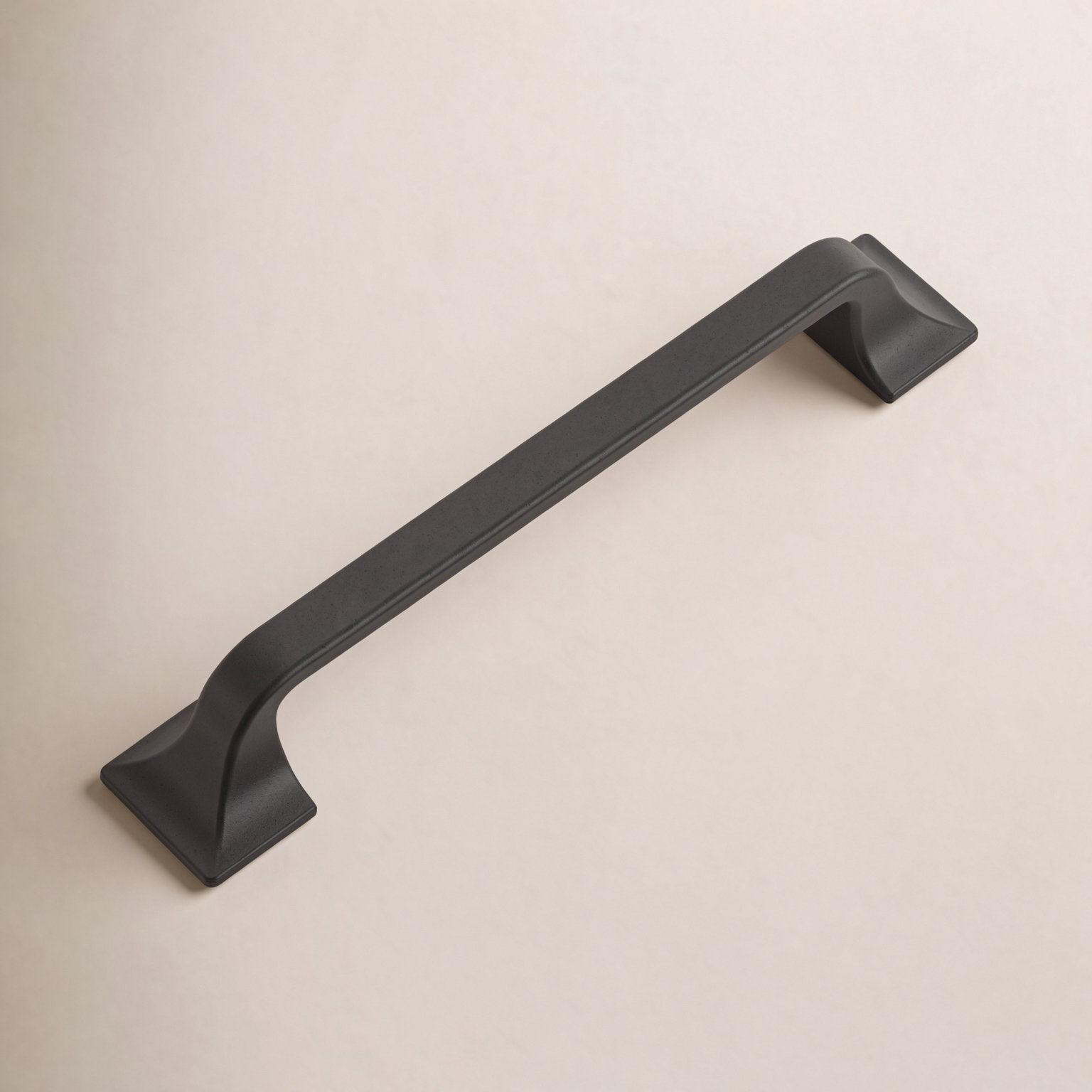 Forge Farmhouse Cabinet Pull, Black Iron, 5-1/16", Set of 1