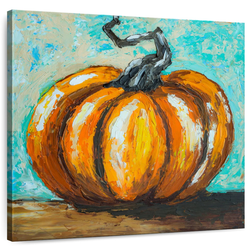 Orange Pumpkin, 20" H x 20" W