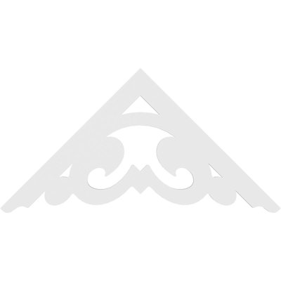 Preston Signature Urethane Gable Pediment, Primed Tan