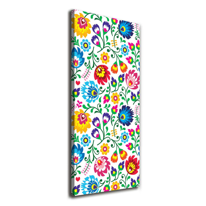 Ethnic Pattern - Wrapped Canvas Print