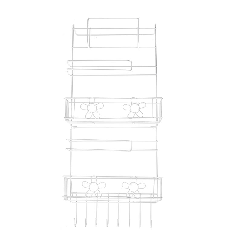 Lantz Cabinet Shelving Rack, White