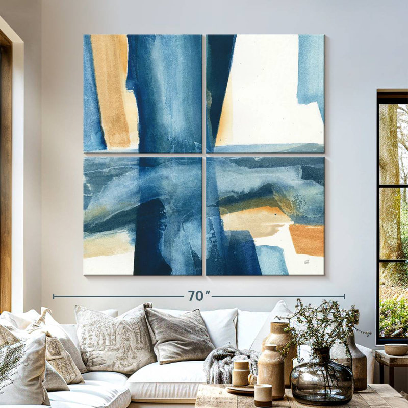 Indigo I, 57" H x 57" W