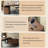 70.87"Retro minimalist brown desk-441484821