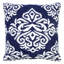 Ensemble de housse de coussin bleu uni-122942363