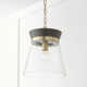 Dolle Single Light Glass Dimmable Pendant