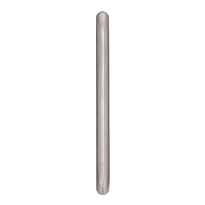 Brushed Chrome 4-Inch Modern Bar Cabinet Pull