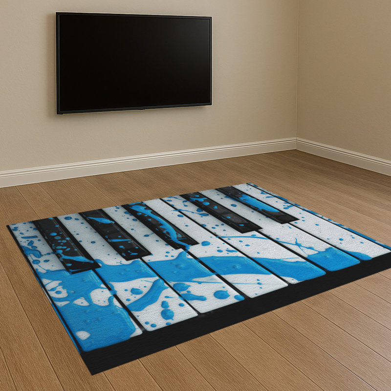Geometric Area Rug, Rectangle 140 x 200 cm