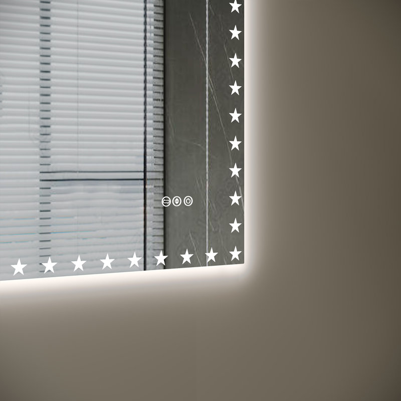 Miroir de salle de bain sans cadre, 24 po x 48 po