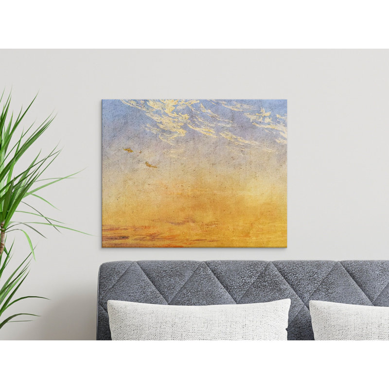 Pinette 1 Piece Wrapped Canvas Wall Art Set, 24x16