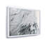 Marbre gris et blanc avec puissance dorée - reproduction d'art sur toile-51145669-51145670