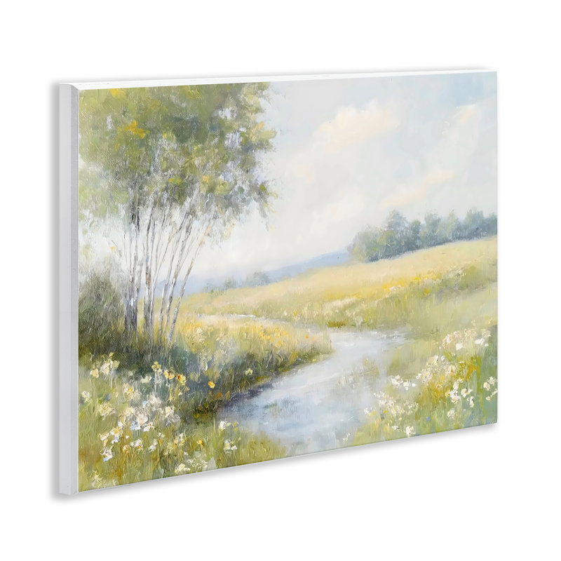 Plaque murale Tranquil River Stream, design by Creative Studio