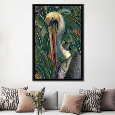 «Primal Pelicana» par Steve Hunziker, reproduction sur toile tendue sur châssis