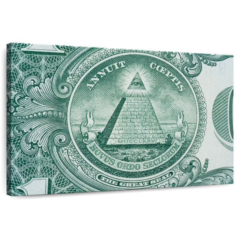 Billet de dollar américain Kerner, H 8 po x l 12 po