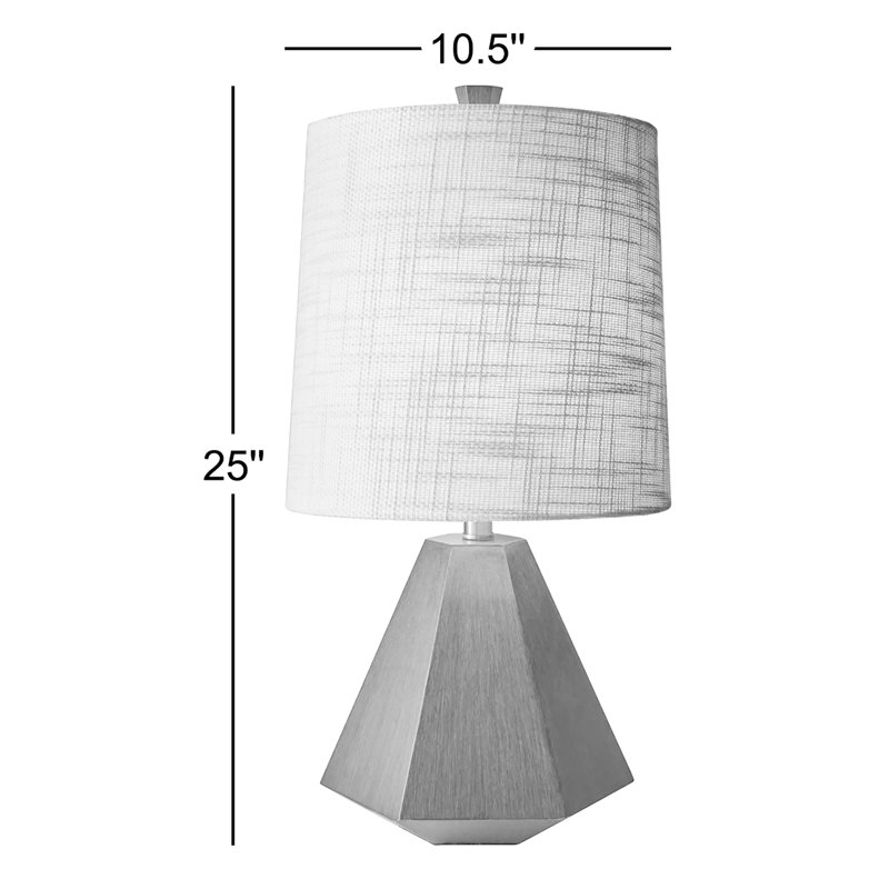 Lotonya Solid Wood Table Lamp, Walnut Wood