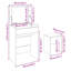 Dressing Table with Mirror-117788322