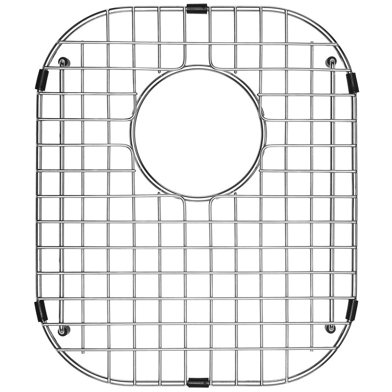 Protecteur d'évier robuste en acier inoxydable 12,01 po x 14,17 po