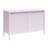 Modern Accent Cabinet with Fluted Glass and Metal Construction-125282847