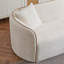 Canapé courbé de 82 po Coral, 3 places, salons, chambres à coucher, bureau d'appartement-1859117474