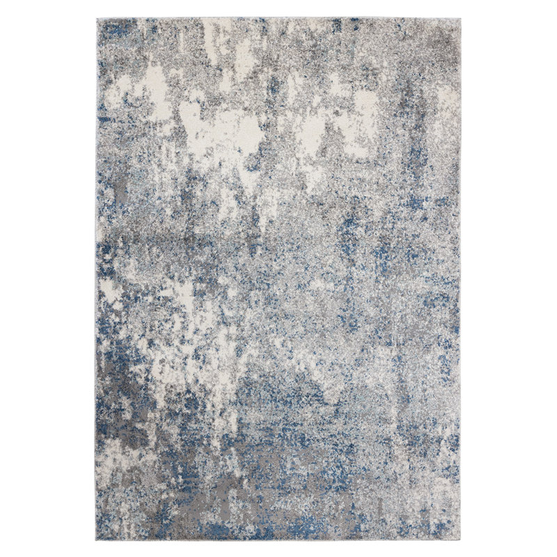Tapis bleu Holly, Rectangle 2 pi x 3 pi