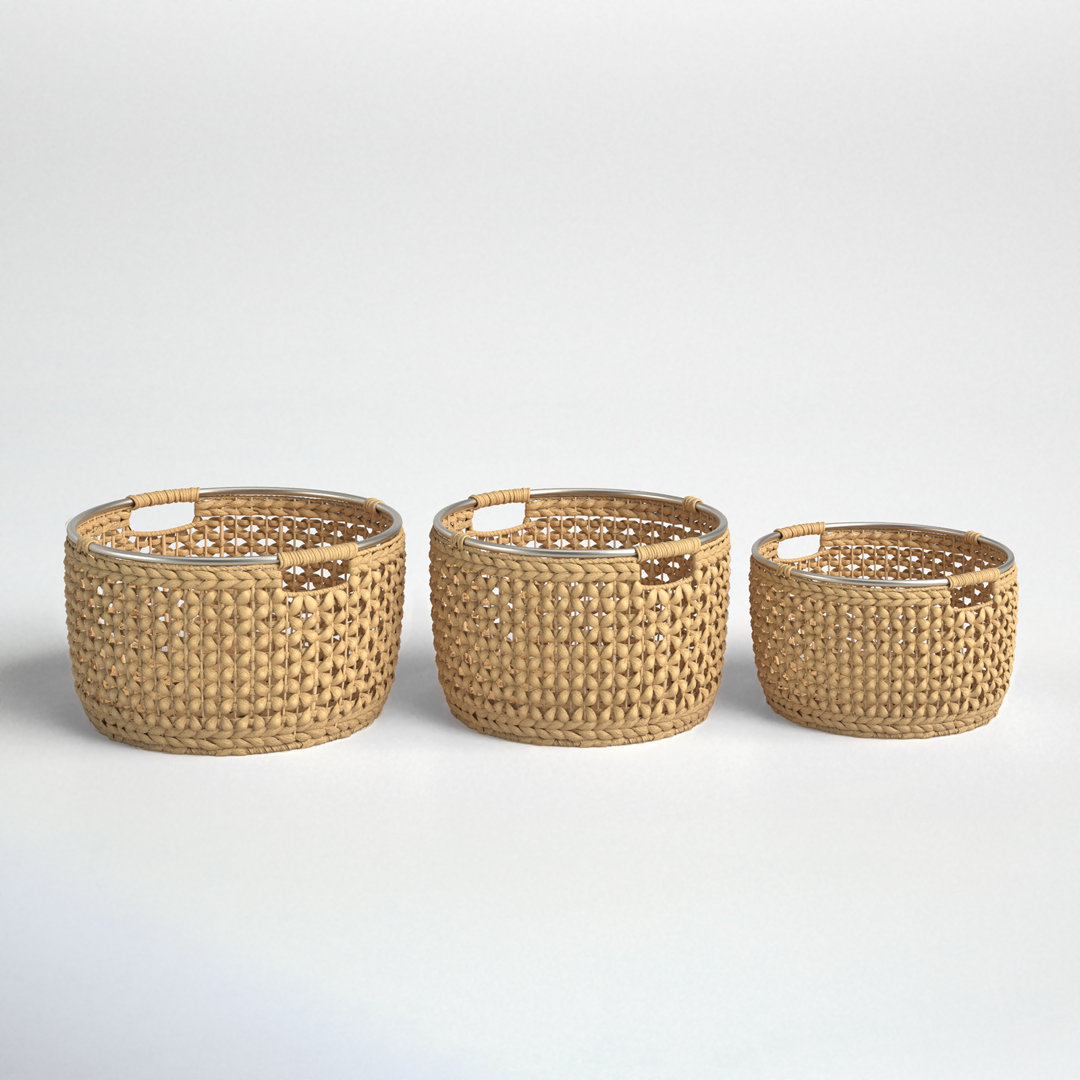 Joss & Main Seagrass Decorative Basket Joss & Main