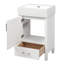 Meuble-lavabo 20,28 po avec lavabo en céramique-1098646758