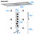 Ceiling Double Rain Music LED Shower Head with Handheld Spray Rainfall Shower System Set Rough-in Valve Included-111031732