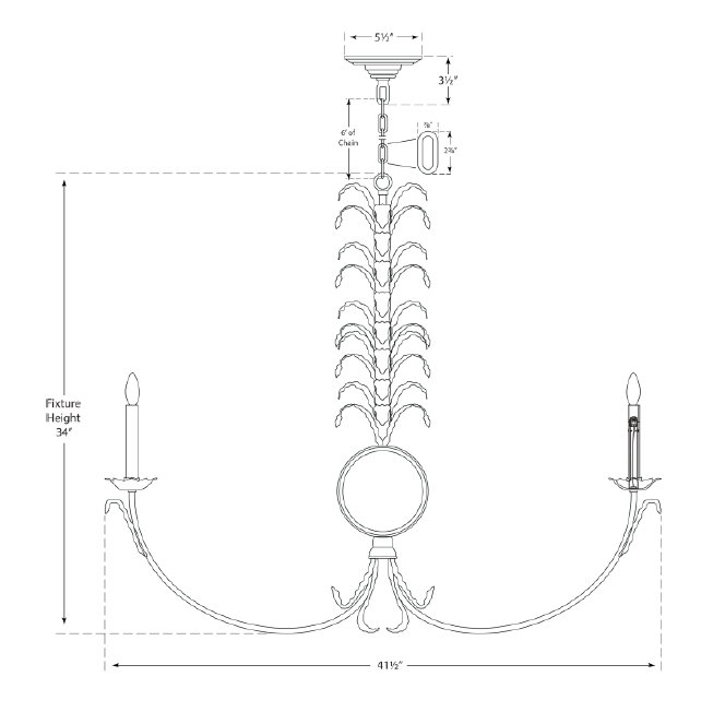 Gramercy 8 - Light Chandelier