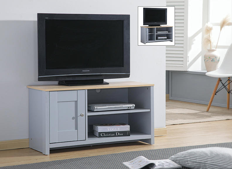 Loowit TV Stand for TVs up to 32", Grey