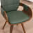 Braiden Swivel Faux Leather Dining Chair-610463324