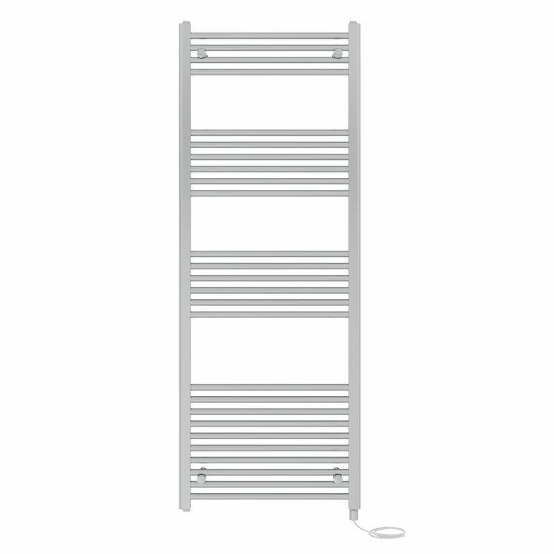 Straight Towel Rail Heated Towel Rails, Chrome, 160cm H x 60cm W x 3cm D