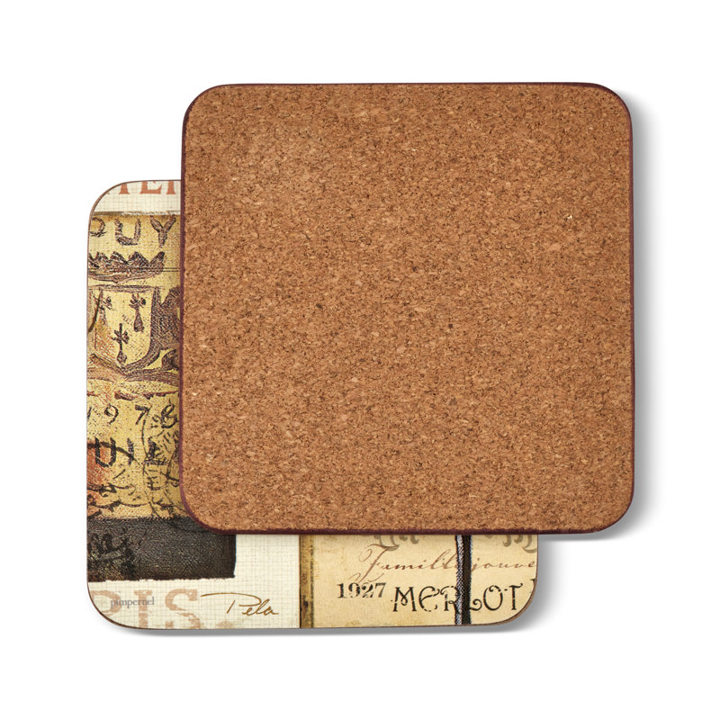 Pimpernel French Cellar Coasters 4"X 4"