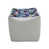 Similicuir gris clair Hexie