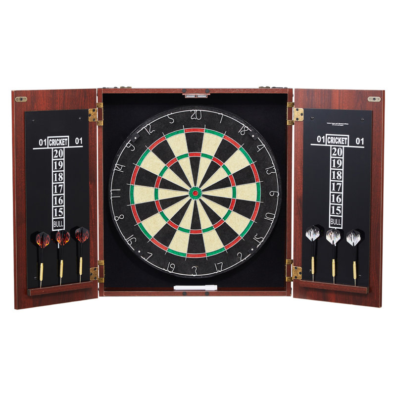 VEVOR Cork Dartboard And Cabinet Set (Darts Included)