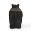 Banc d'extérieur en béton robuste noir mat MGO Bear - aucun assemblage requis