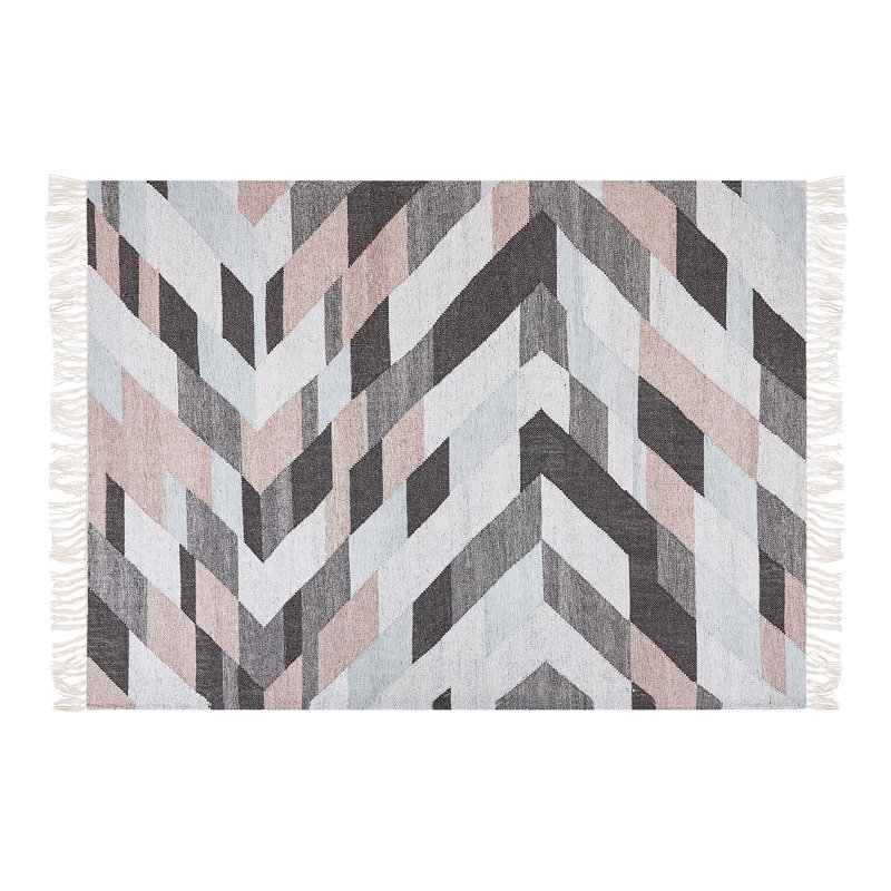 Langston Geometric Hand Woven Area Rug, Rectangle 140 x 200cm