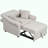 Chenille Convertible Sleeper Sofa-1202535481