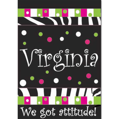 Drapeau de jardin en polyester 2 côtés Cott Mississippi We Got Attitude 1 pi 5 po x 1 pi