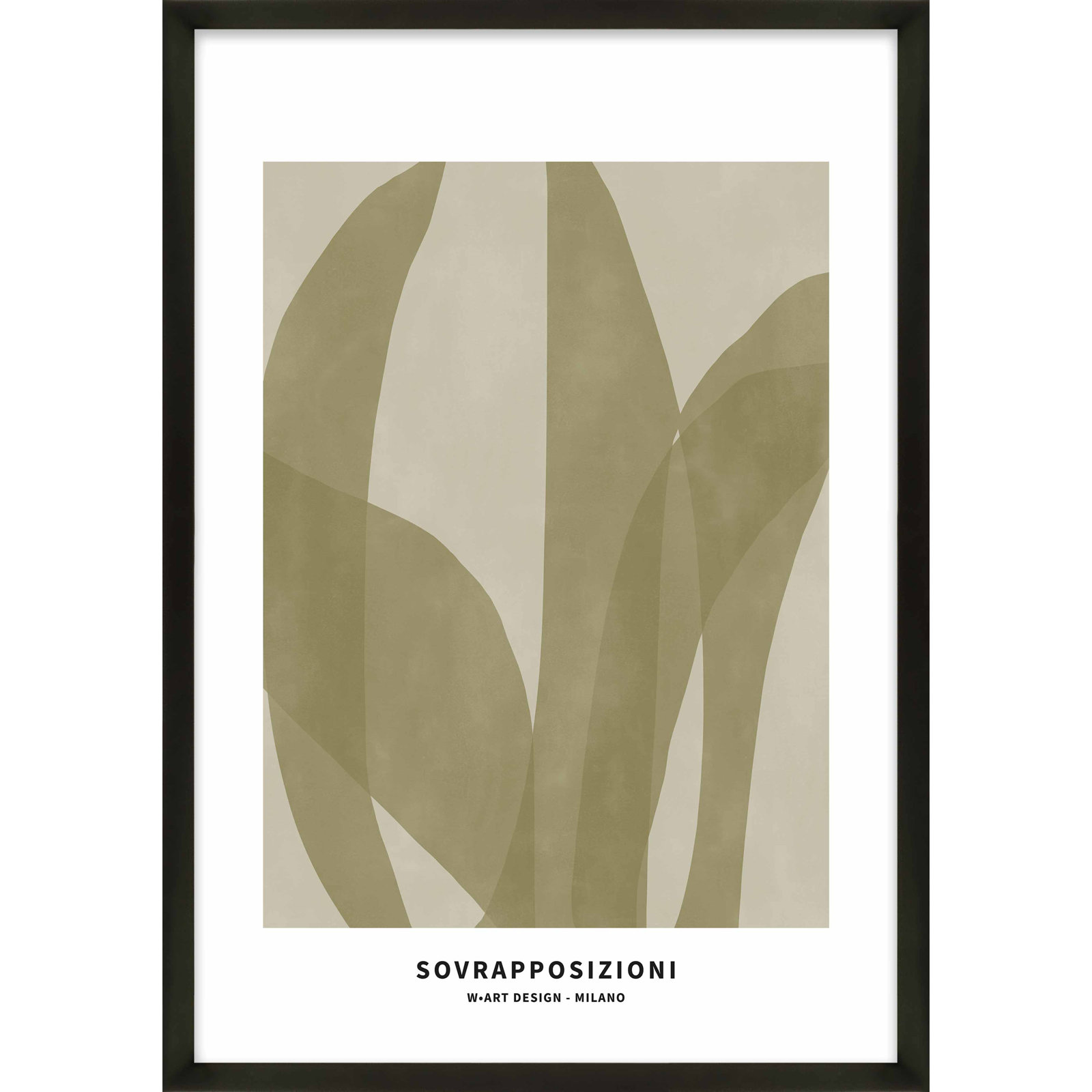 Marine Flora 3, Black, 25" H x 17.5" W x 1.25" D